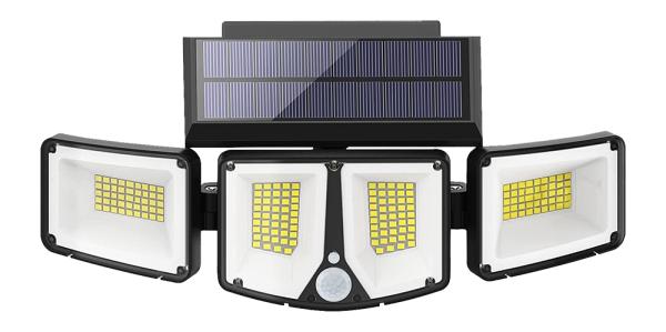 Vonkajšie solárne LED svetlo s pohybovým senzorom VIKING S180 