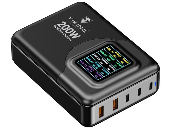 Viking USB GaN charger 200W PD PRO 