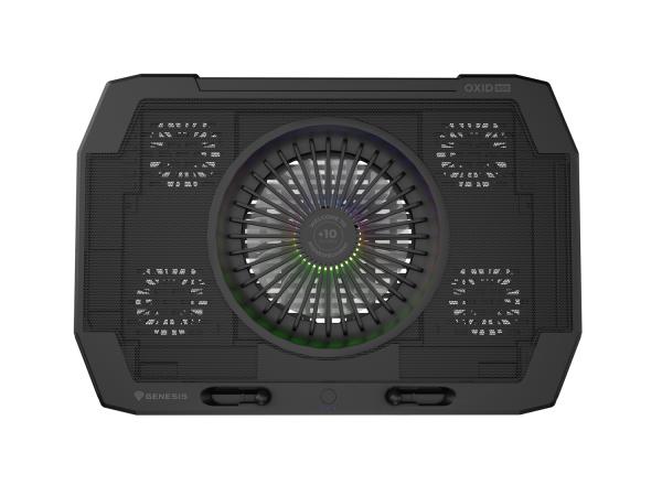 Chladiaca podložka pre NB Genesis OXID 260, LED, 15, 6-17, 3" 4xvetrák, 2xUSB 