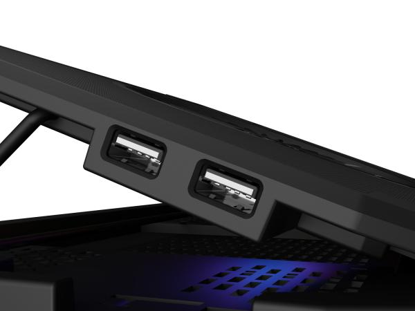 Chladiaca podložka pre NB Genesis OXID 260, LED, 15, 6-17, 3" 4xvetrák, 2xUSB 