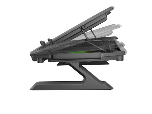 Chladiaca podložka pre NB Genesis OXID 260, LED, 15, 6-17, 3" 4xvetrák, 2xUSB 