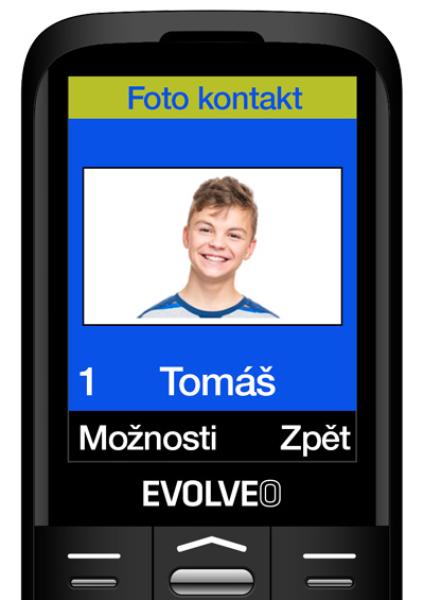 EVOLVEO EasyPhone XO, mobilní telefon pro seniory s nabíjecím stojánkem (černá barva) 