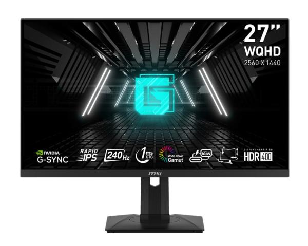 MSI/ G274QPX/ 27"/ IPS/ QHD/ 240Hz/ 1ms/ Black/ 2R