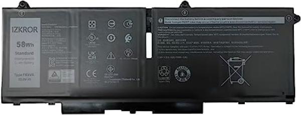 Dell Baterie 4-cell 58W/ HR LI-ON pro Latitude 5330, 5430, 5530, 7330, 7430, 7530, Precision 3570