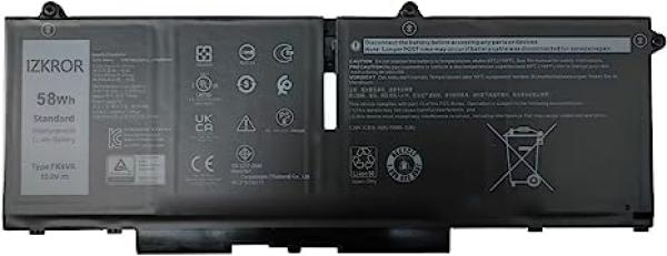 Dell Batéria 4-cell 58W/ HR LI-ON pre Latitude 5330, 5430, 5530, 7330, 7430, 7530, Procision 3570