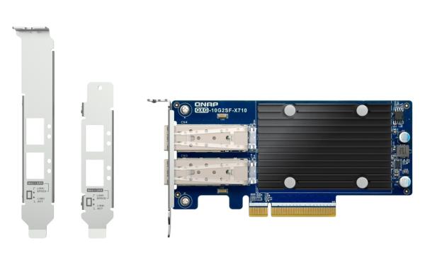 QNAP QXG-10G2SF-X710 - 2x 10GbE SFP+, PCIe Gen3 x8 