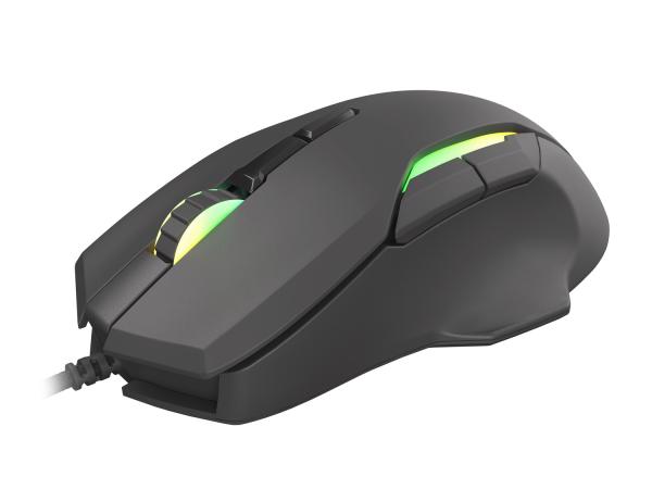 Genesis herná optická myš XENON 220 G2/ RGB/ Herná/ Optická/ Pre pravákov/ 12 400 DPI/ Drôtová USB/ Čierna 