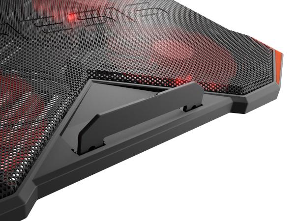 Chladiaca podložka pre NB Genesis OXID 260, LED, 15, 6-17, 3" 4xvetrák, 2xUSB 