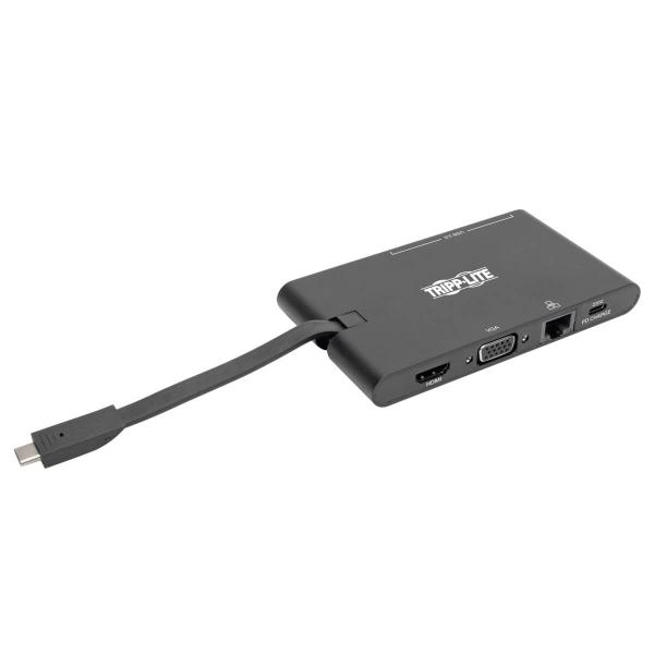 Tripplite Dokovací stanice USB-C / HDMI, VGA, USB3.2 G1, USB-A/ C, GbE, 100W nabíjení