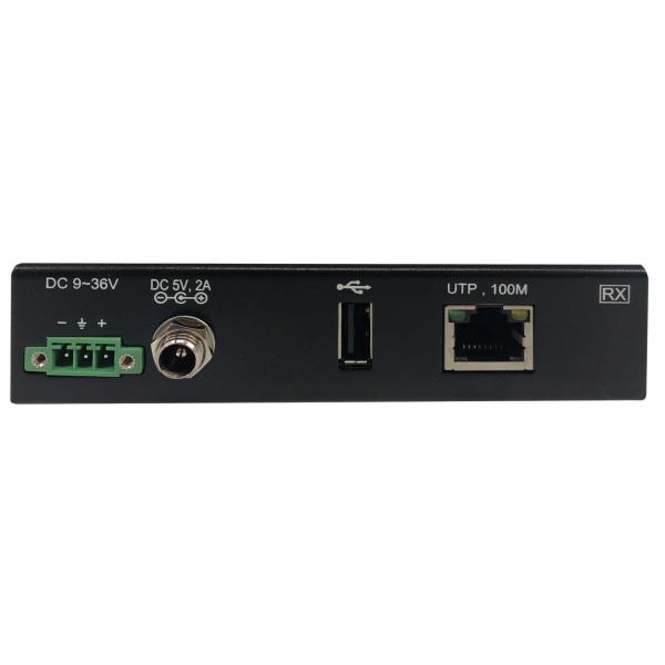 Tripplite Extender, 1-port USB 2.0 cez Cat6, ESD ochrana, PoC, priemyselný, možnosť montáže, 100mm 