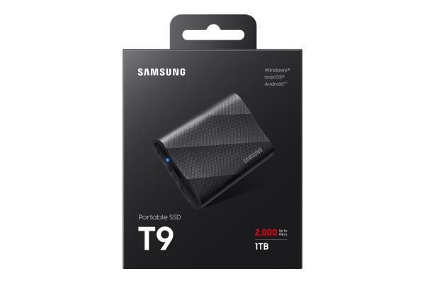 SSD 4TB Samsung externý T9, čierna 