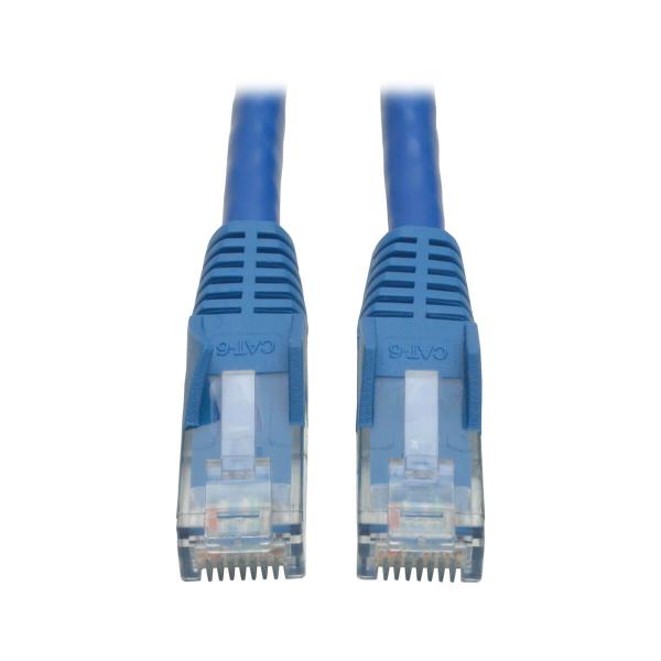 Tripplite Ethernetový kabel Cat6 Gigabit Snagless Molded (UTP) (RJ45 Samec/ Samec), modrá, 0, 91m