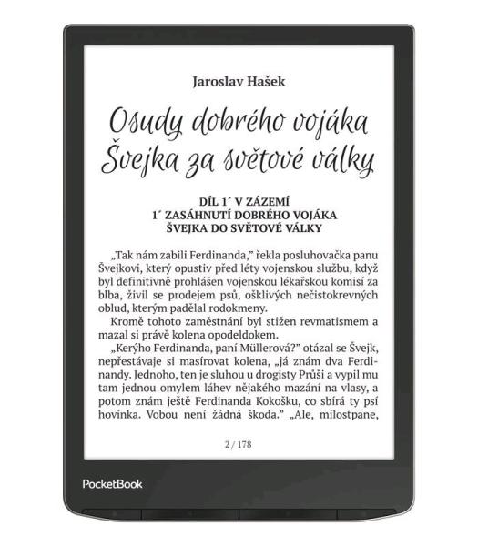 E-book POCKETBOOK 743G InkPad 4 Stardust Silver, strieborný