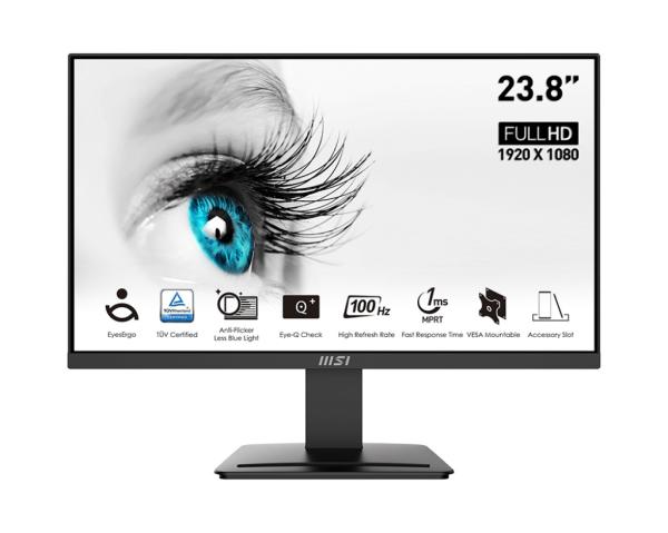 MSI Pro/ MP2412/ 23, 8"/ VA/ FHD/ 100Hz/ 1ms/ Black/ 2R