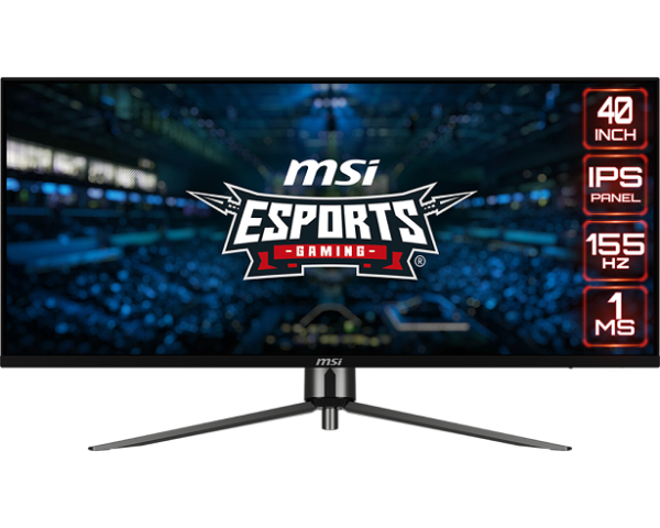 MSI/ MAG401QR/ 40"/ IPS/ 3440x1440/ 155Hz/ 1ms/ Black/ 3R