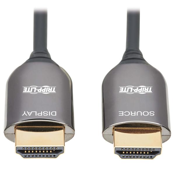 Tripplite Kabel optický aktivní (AOC) Plenum-Rated HDMI, 8K UHD 60Hz, HDR, Samec/ Samec, černá, 15m