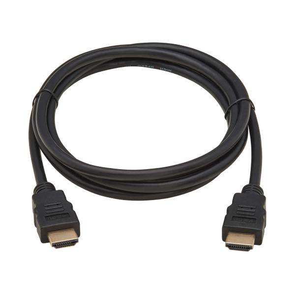 Kábel HDMI vysokorýchlostný, digitálny video+zvuk, UHD 4K (Samec/ Samec), čierna, 1.83m 