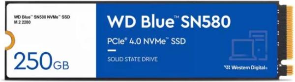 WD Blue SN580/ 250GB/ SSD/ M.2 NVMe/ 5R