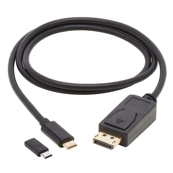 Tripplite Video kabel USB-C / DisplayPort s aretací, 4K 60Hz, HDR (Samec/ Samec), 0.9m 