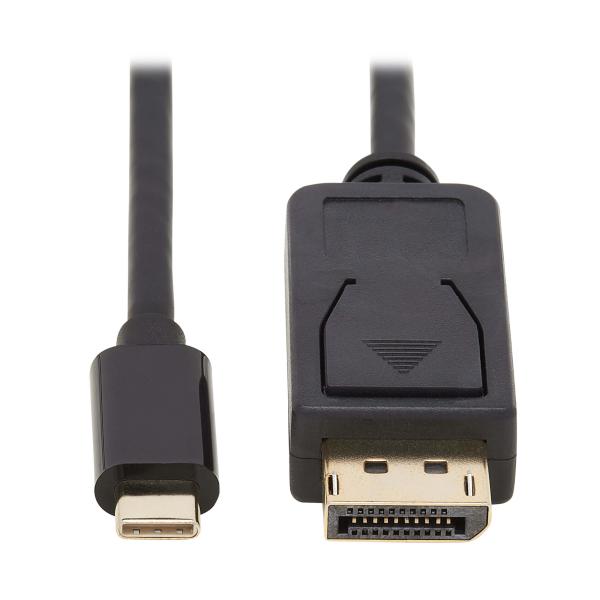 Tripplite Video kabel USB-C / DisplayPort s aretací, 4K 60Hz, HDR (Samec/ Samec), 0.9m