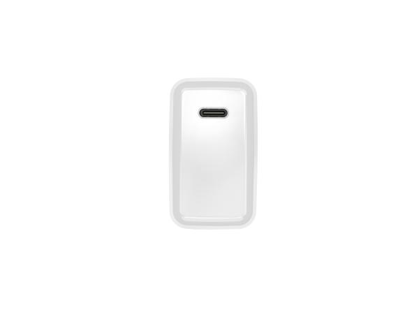 Univerzálna nabíjačka Natec RIBERA 20W 1X USB-C, biela 