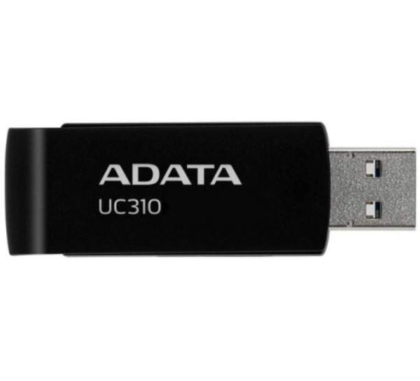 ADATA UC310/ 128GB/ USB 3.2/ USB-A/ Černá