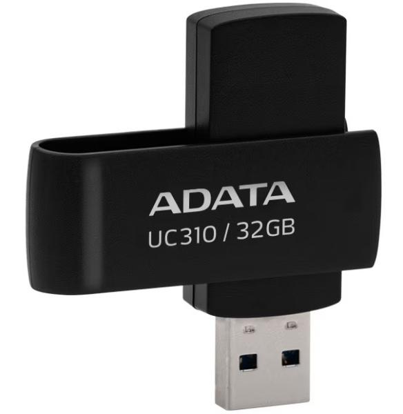 ADATA UC310/ 32GB/ USB 3.2/ USB-A/ Černá