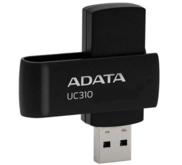 ADATA UC310/ 64GB/ USB 3.2/ USB-A/ Čierna 