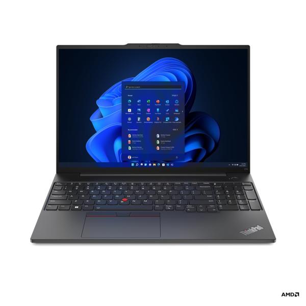 Lenovo ThinkPad E/ E16 Gen 1 (AMD)/ R5-7530U/ 16"/ WUXGA/ 8GB/ 512GB SSD/ RX Vega 7/ W11H/ Black/ 3R