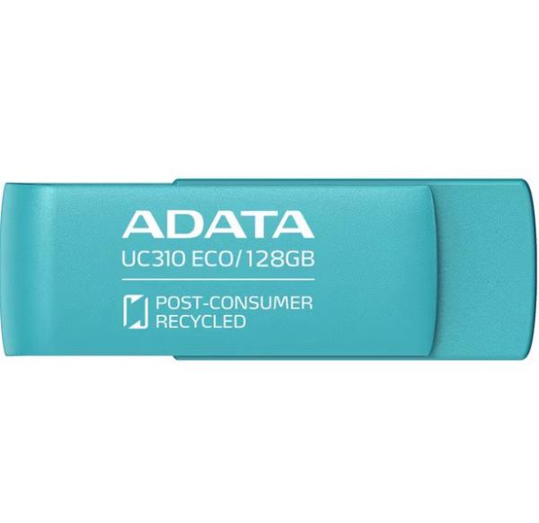 ADATA UC310 ECO/ 128GB/ USB 3.2/ USB-A/ Zelená