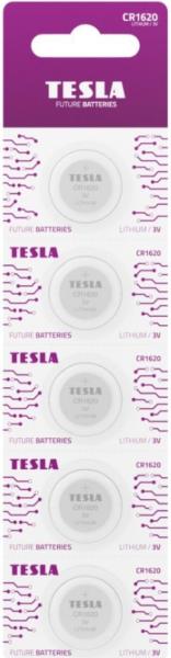 TESLA - baterie TESLA CR1620, 5ks, CR1620