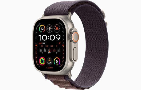 Apple Watch Ultra 2/ 49mm/ Titan/ Sport Band/ Indigo Alpine/ Medium