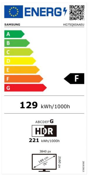 75" LED-TV Samsung 75HQ60A HTV 