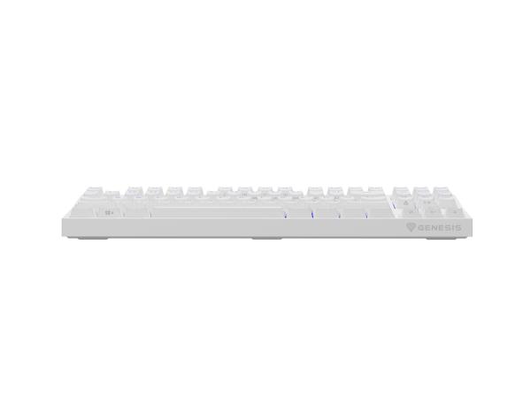 Genesis herná mechanická klávesnica THOR 404/ RGB/ Khail Box Brown/ Drôtová USB/ US layout/ Biela 