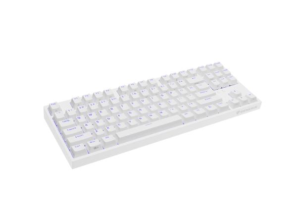 Genesis herná mechanická klávesnica THOR 404/ RGB/ Khail Box Brown/ Drôtová USB/ US layout/ Biela 
