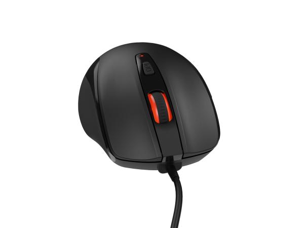 Natec optická myš PIGEON 2/ 4 000 DPI/ Kancelárska/ Optická/ 4 000 DPI/ Drôtová USB/ Čierna 