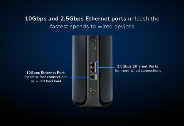 NETGEAR ORBI9 QB WIFI7 BLK SATELLITE 