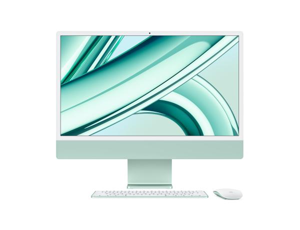 Apple iMac 24/ 23, 5"/ 4480 x 2520/ M3/ 8GB/ 512GB SSD/ M3/ Sonoma/ Green/ 1R