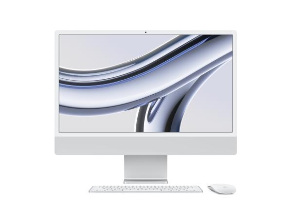 Apple iMac 24/ 23, 5"/ 4480 x 2520/ M3/ 8GB/ 512GB SSD/ M3/ Sonoma/ Silver/ 1R