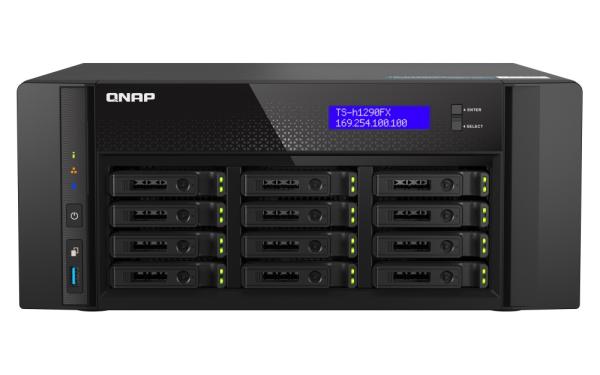 QNAP TS-h1290FX-7302P-256G (AMD EPYC, 256GB ECC RAM, 12x 2, 5