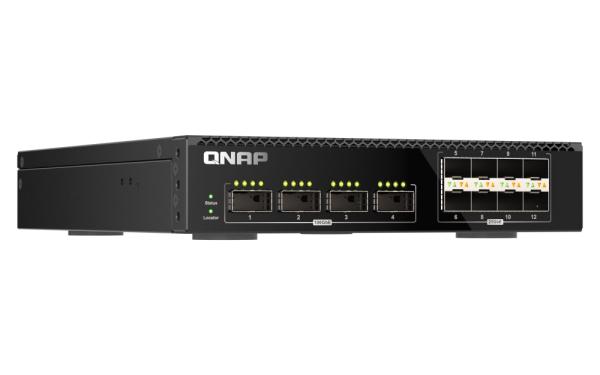QNAP řízený switch QSW-M7308R-4X (4x 100GbE porty + 8x 25GbE porty, poloviční šířka) 