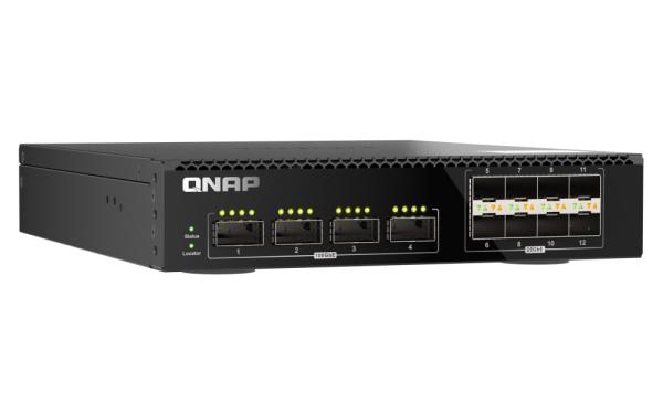 QNAP řízený switch QSW-M7308R-4X (4x 100GbE porty + 8x 25GbE porty, poloviční šířka) 