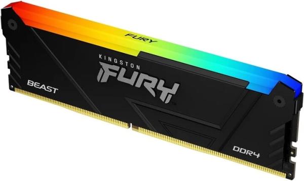 Kingston FURY Beast/ DDR4/ 32GB/ 2666MHz/ CL16/ 1x32GB/ RGB/ Black