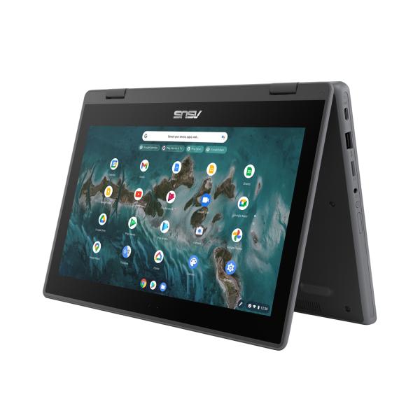 ASUS Chromebook CR11 Flip/ CR1100FKA/ N5100/ 11, 6"/ 1366x768/ T/ 8GB/ 64GB eMMC/ UHD/ Chrome/ Gray/ 2R 