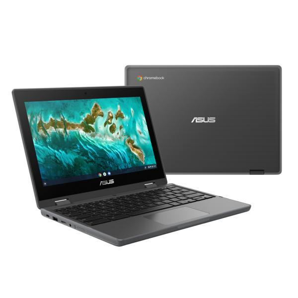 ASUS Chromebook CR11 Flip/ CR1100FKA/ N5100/ 11, 6"/ 1366x768/ T/ 8GB/ 64GB eMMC/ UHD/ Chrome/ Gray/ 2R 