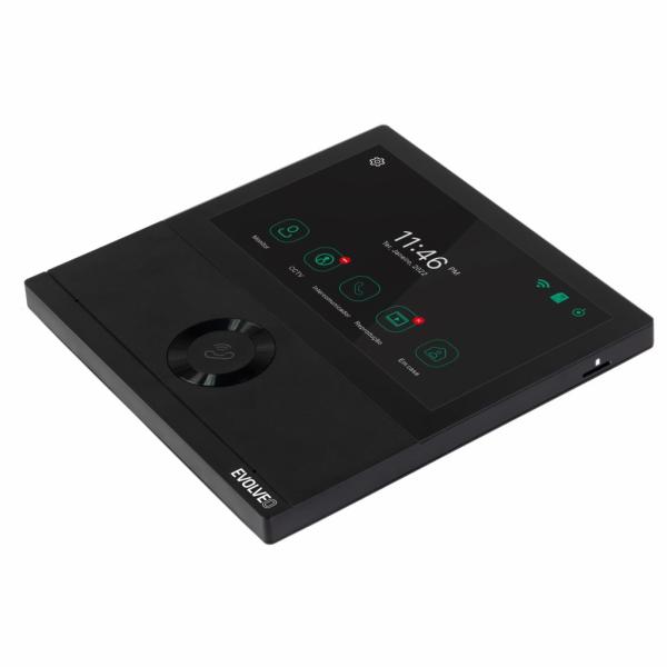EVOLVEO DoorPhone AHD7, Sada domácího WiFi videotelefonu s ovládáním brány nebo dveří, černý monitor 