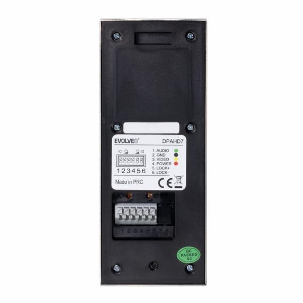 EVOLVEO DoorPhone AHD7, Sada domáceho WiFi videotelefónu s ovládaním brány alebo dverí, čierny monitor 