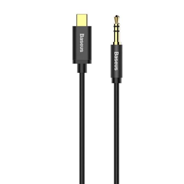 Baseus audio kabel Yiven z USB-C na Jack 3, 5mm černý