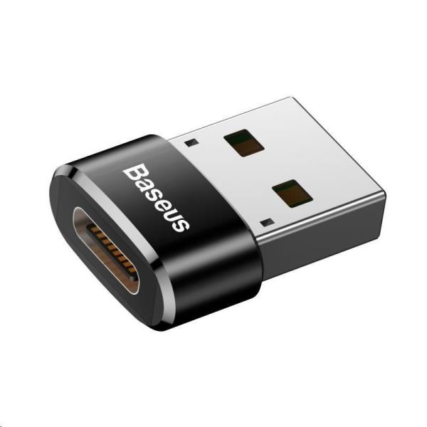 Baseus Mini OTG adaptér Ingenuity USB-A 3.1 na USB-C (M/ F) černý
