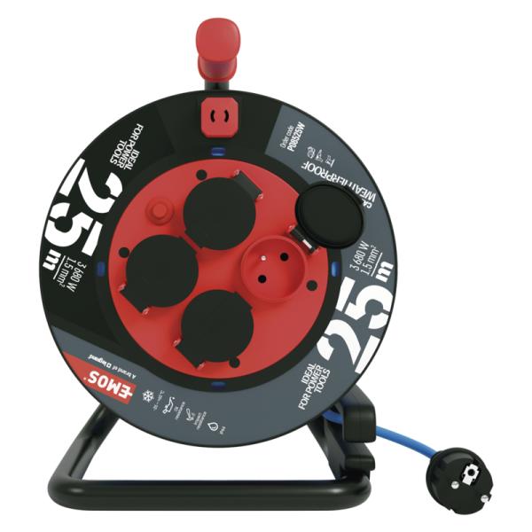 EMOS BUBEN 4Z 25M 1, 5MM NEMRZNÚCI PVC KÁBEL 